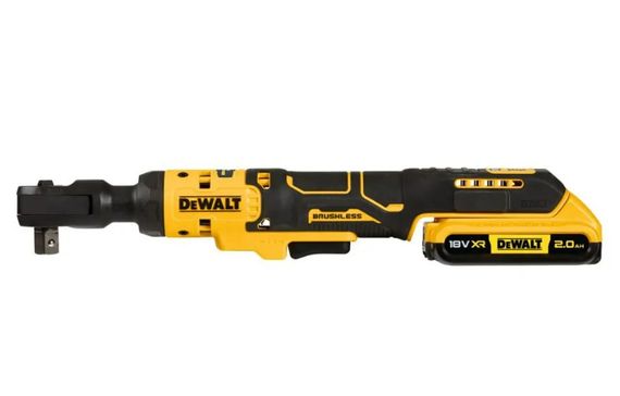 Гайкокрут кутовий - ключ-храповик акумуляторний DeWalt з АКБ та ЗП DCF512D1 | Зображення 1