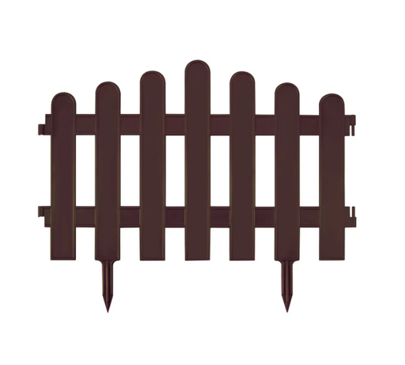 Забор декоративний коричневый 39,5 см × 27 см | Зображення 1