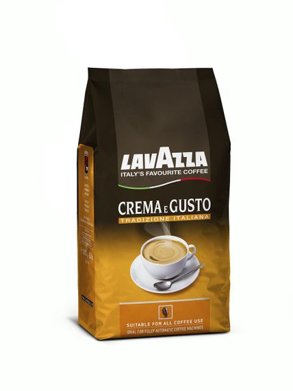 Кава в зернах Lavazza CREMA e GUSTO Tradizione Italiana 1кг, Італія (8000070038271) | Зображення 3