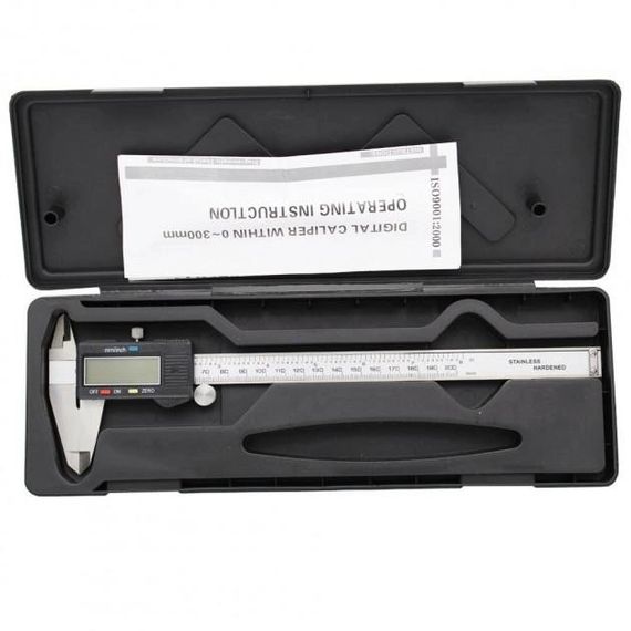 Штангенциркуль цифровой 150мм, Штангенциркуль с электронной системой измерений, Микрометр в кейсе | Зображення 6