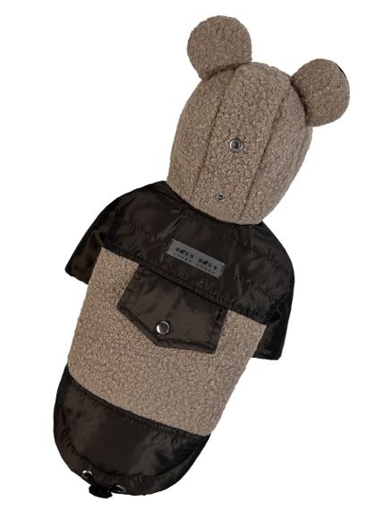 Куртка Teddy коричнева K-77 | Зображення 1