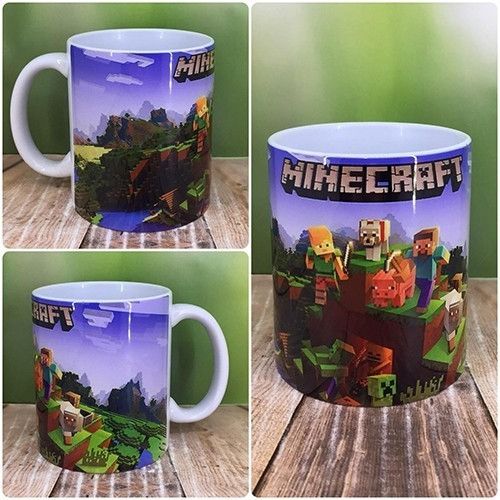 Набір: Сумка-бананка+ Кружка майнкрафт "Minecraft" дитяча з принтом (00251) | Зображення 2