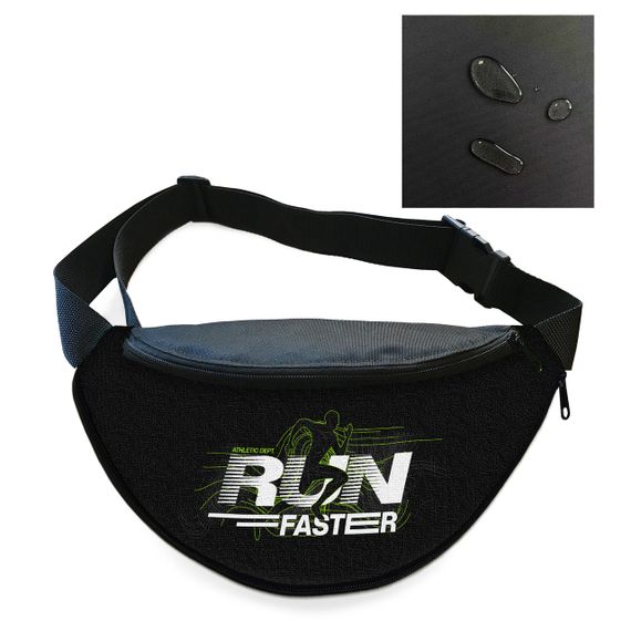 Сумка-бананка мужская/женская спортивная 32×16 см с расширителем поясная сумка или сумка через плечо (3745)
