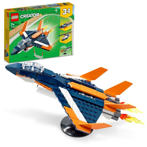 Конструктор LEGO Creator Надзвуковий літак 215 деталей (31126) | Зображення 1