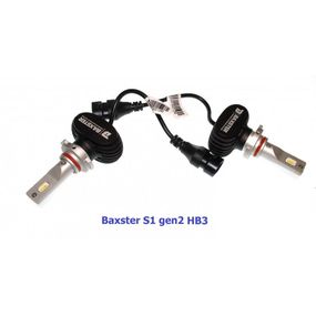 Комплект LED ламп BAXSTER S1 gen2 HB3 6000 K 4000 lm з радіатором