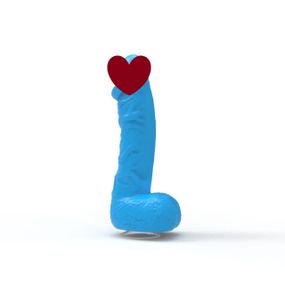 Крафтовое мыло-член с присоской Pure Bliss BIG Blue, натуральное Sex Aura