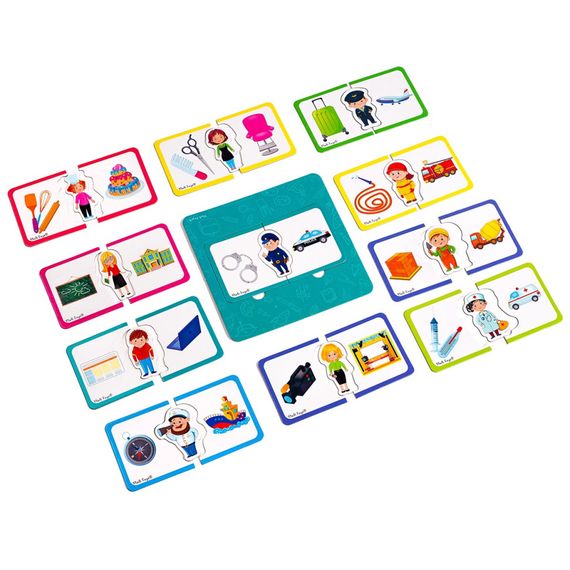 Настольная игра на ассоциации "В мире профессий" Vladi Toys VT1804-44 (укр) | Зображення 2