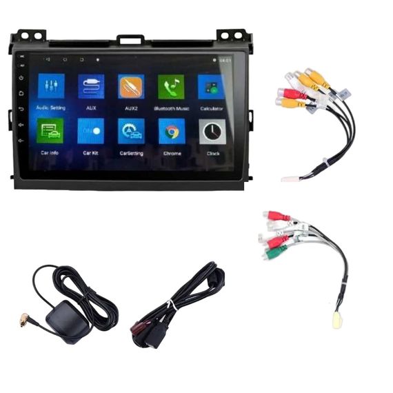 Штатна автомагнітола Toyota Prado 120 2004-2009 (9") Android 10.1 (4/32)чорний (MER-14143_5408) | Зображення 4
