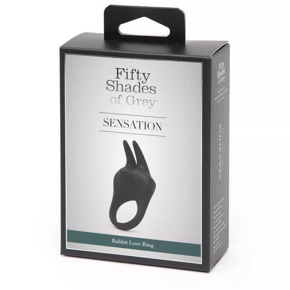 Ерекційне кільце Fifty Shades of Grey Sensation Rechargeable Vibrating Rabbit Love Ring Sex Aura | Зображення 5