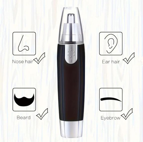 Електричний тример для носа, шиї, вух та брів для чоловіків і жінок