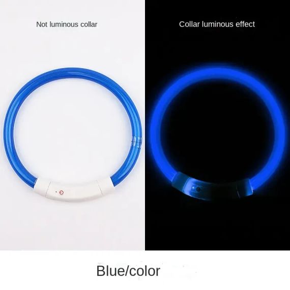 Нашийник світлодіодний для собак Нашийник для тварин, що світиться 50см | Зображення 3