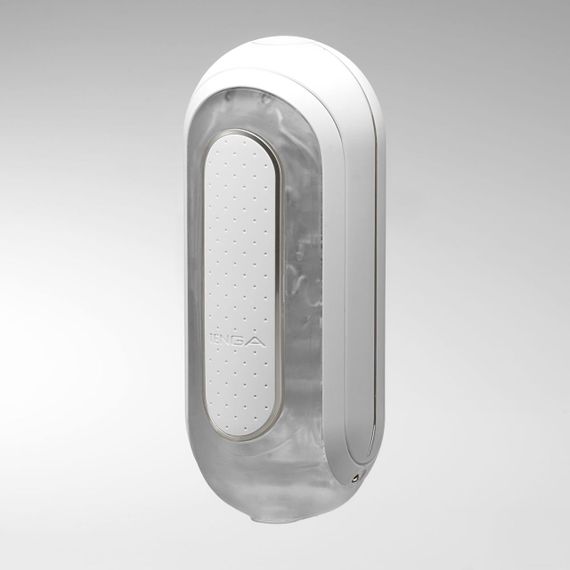 Вібромастурбатор Tenga Flip Zero Electronic Vibration White, змінна інтенсивність, розкладний Sex Aura | Зображення 3