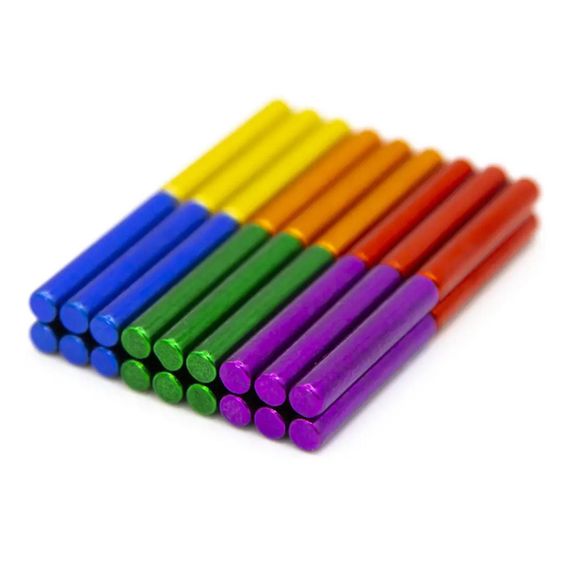 Магнитный конструктор-головоломка 36 палочек и 27 шариков, Разноцветный / Развивающая игрушка-головоломка для | Зображення 8