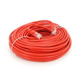 Патч-корд литий RITAR, UTP, RJ45, Cat.5e, 20m, червоний, Cu (мідь)