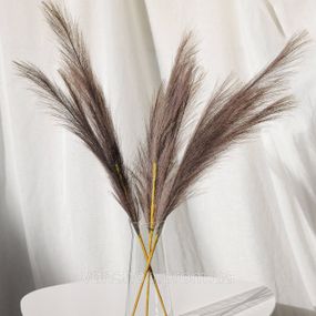 Пампас искусственный 75см 5шт/уп. Цвет: какао RS-95