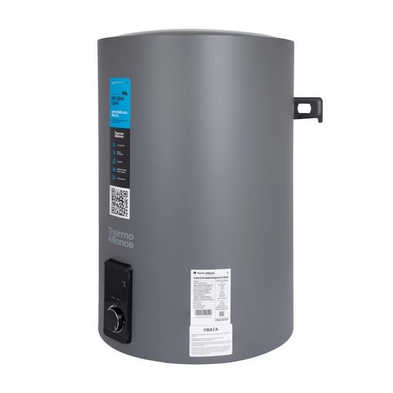 Водонагрівач електричний Thermo Alliance 100 л Grey, вертикальний, сухий ТЕН 2,0 кВт D100V20J3 (D)KG | Зображення 3