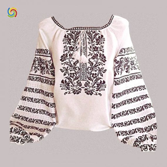 Рубашка Украинская вышиванка 21624 цвет белый размер M