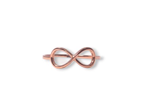 Кольцо «Бесконечность» из красного золота К-0502 14 | Зображення 3