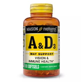 Комплекс Витамин A+D Mason Natural Vitamin A & D3 100 Caps