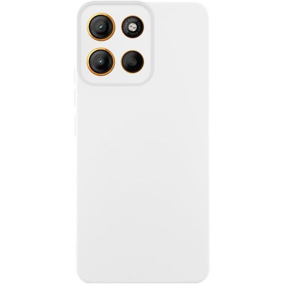 Чохол Silicone Cover Lakshmi Full Camera (AA) для Motorola Moto G15 4G Білий / White
