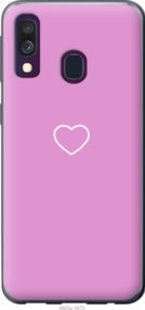 Чохол для Samsung Galaxy A40 2019 A405F з пластику FCh_049669