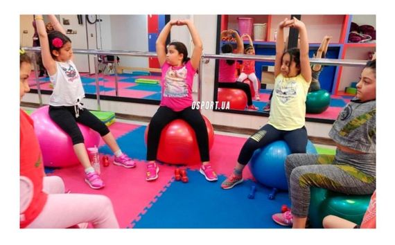 Фитбол 65 см, надувной мяч для фитнеса GYMBALL | Зображення 4