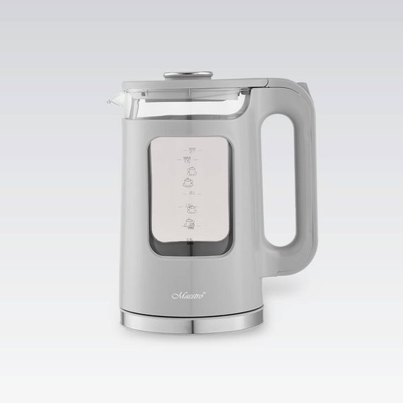 Електрочайник Maestro MR-065-Grey 1.7 л сірий | Зображення 1