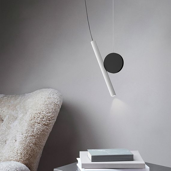 Люстра світлодіодна підвісна LED світильник для квартири на стелю лед 26580 Білий 33-188х12х30 см.