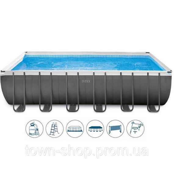 Бассейн каркасный Intex 26368 (732-366-132см), 31805 л | Зображення 1