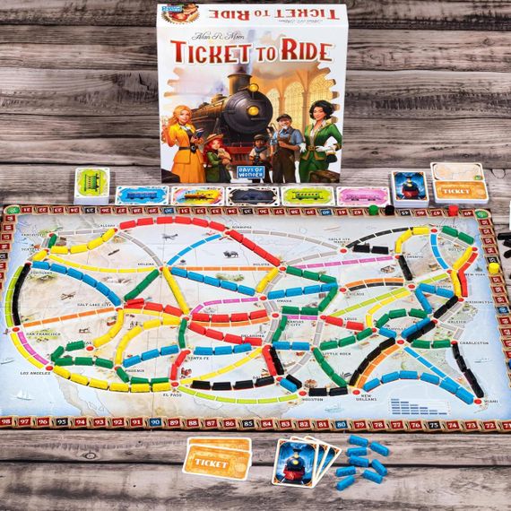 Настольная игра Ticket To Ride: America (Билет на поезд: Америка) (обновлённая) | Зображення 1