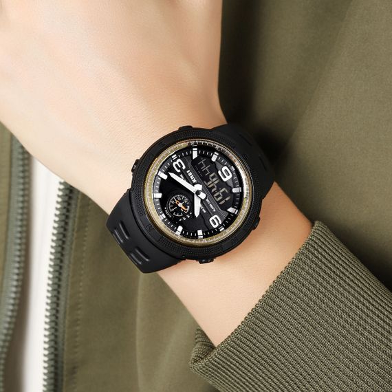 Годинник S2kmei 1655GDBK Gold-Black SALE | Зображення 2