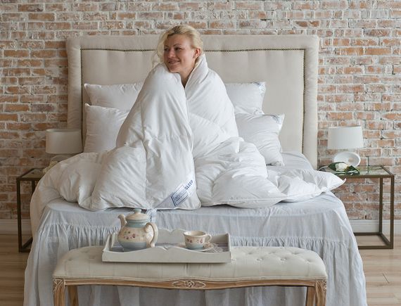 Ковдра SoundSleep Zero gravity пухова зимова 90% сірий пух 155х210 см 1000г (91688238) | Зображення 5