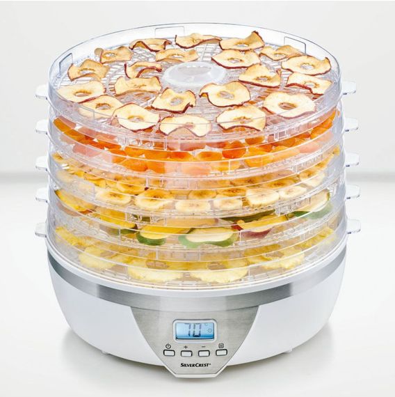 Сушарка сушарка для овочів, фруктів і грибів Silver Crest SDA 350 A2 Germany