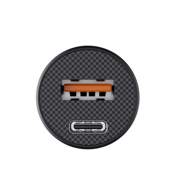 Автомобільний зарядний пристрій HAVIT HV-CC2022 20W USB+USB-C Black | Зображення 2