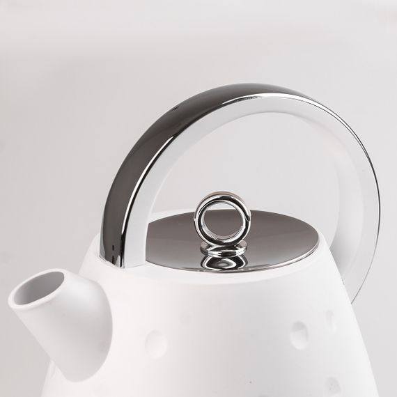 Електрочайник безшумний 1.7 л, 1850 Вт, Білий | Зображення 1