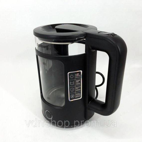 Чайник красивий електричний Rainberg, Електрочайник з індикатором роботи, Хороший чайник для дому OC-10 | Зображення 2