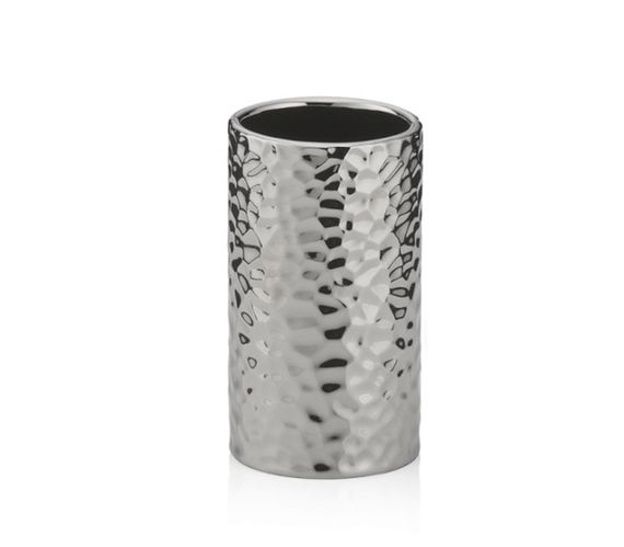Склянка для зубних щіток Kela Sterling 23781 11х6.5 см срібляста