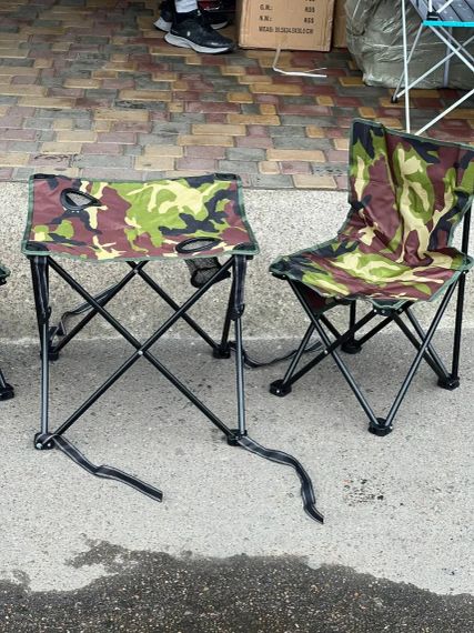 Набір для пікніка стіл та стільці 2шт у сумці / Туристичний столик зі стільцями / Складаний стіл та стільці | Зображення 3
