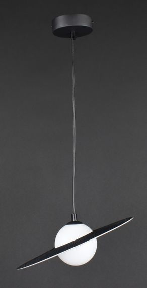 Люстра підвісна на 1 лампочку 27234 Чорний 20-200х30х30 см. | Зображення 5