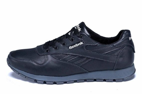 шкіряні кросівки Reebok чорні | Зображення 4
