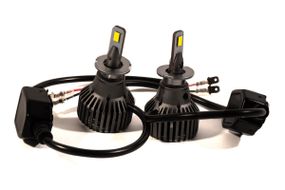 Комплект LED ламп HeadLight F1X H3 (Pk22s) 52 W 12 V 8400 Lm з активним охолодженням (збільшена світловидатність)