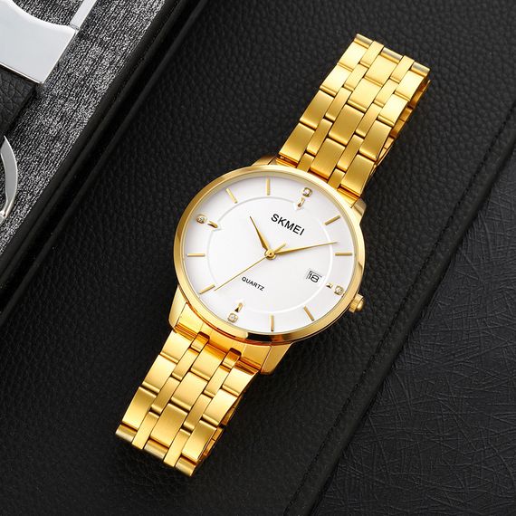 Skmei 1801SGD Gold Stainless Steel | Зображення 2