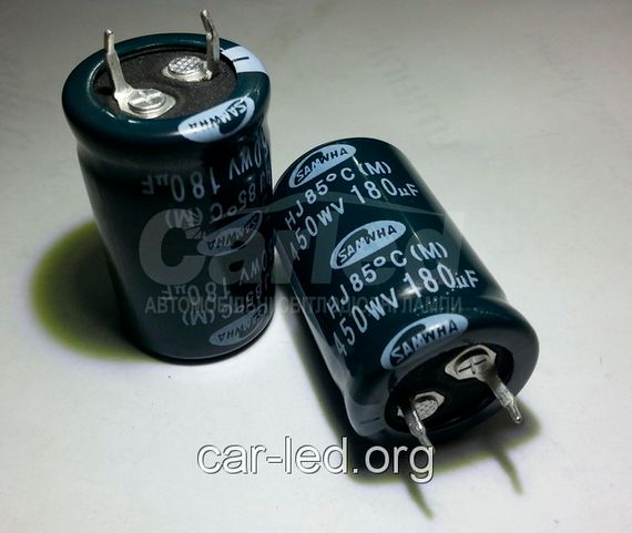 330mkf - 200v  mini HJ 22*25  SAMWHA, 85°C конденсатор електролітичний | Зображення 4