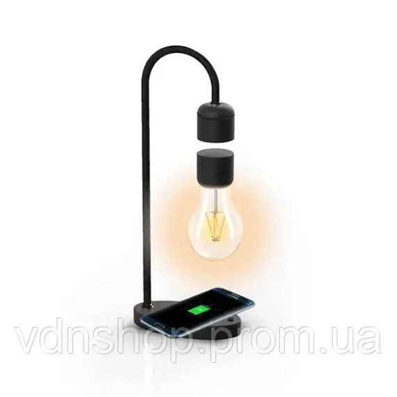 Антигравітаційний світильник-нічник Yarko декоративна лампа, що левітує, в стилі Лофт з бездротовою зарядкою | Зображення 1