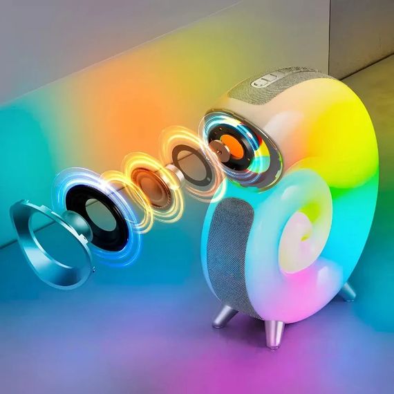 Розумна колонка-нічник з годинником та будильником XPRO Conch Music Light (234575897_686) | Зображення 3