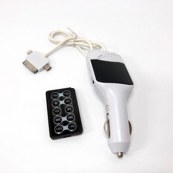 Автомобільний FM Трансмітер модулятор CM I19A SD/Usb, Фм трансмітер модулятор блютуз в прикурювач | Зображення 3