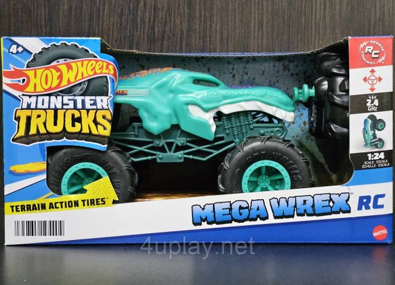 Монстр трак на радиоуправлении Хот Вилс Мега Рекс Оригинал Hot Wheels Mega-Wrex 1:24 | Зображення 5