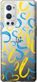 Чехол на OnePlus 9 Pro Сердца UA "5292u-2250-17620"