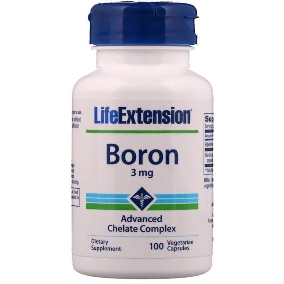 Микроэлемент Бор Life Extension Boron 3 mg 100 Caps LEX-16611