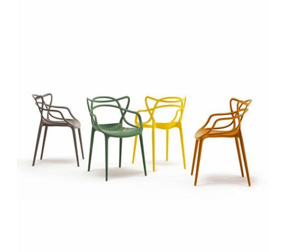 Крісло Masters Chair жовтий пластик PP, дизайн Philippe Starck | Зображення 5